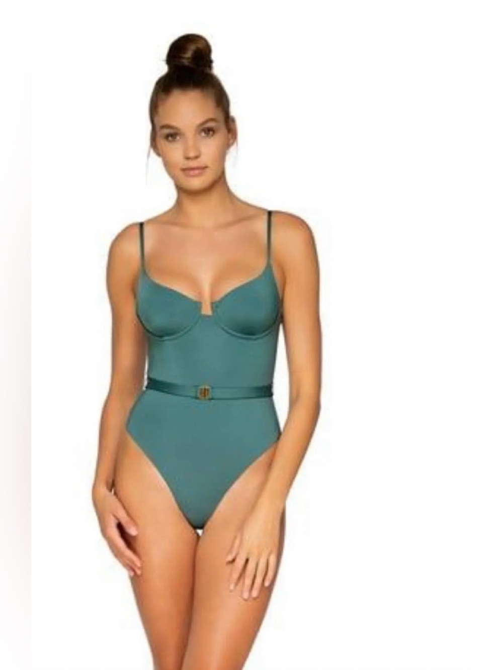B Swim “Lagoon” Jetty Underwire One Piece Swimsuit Size L